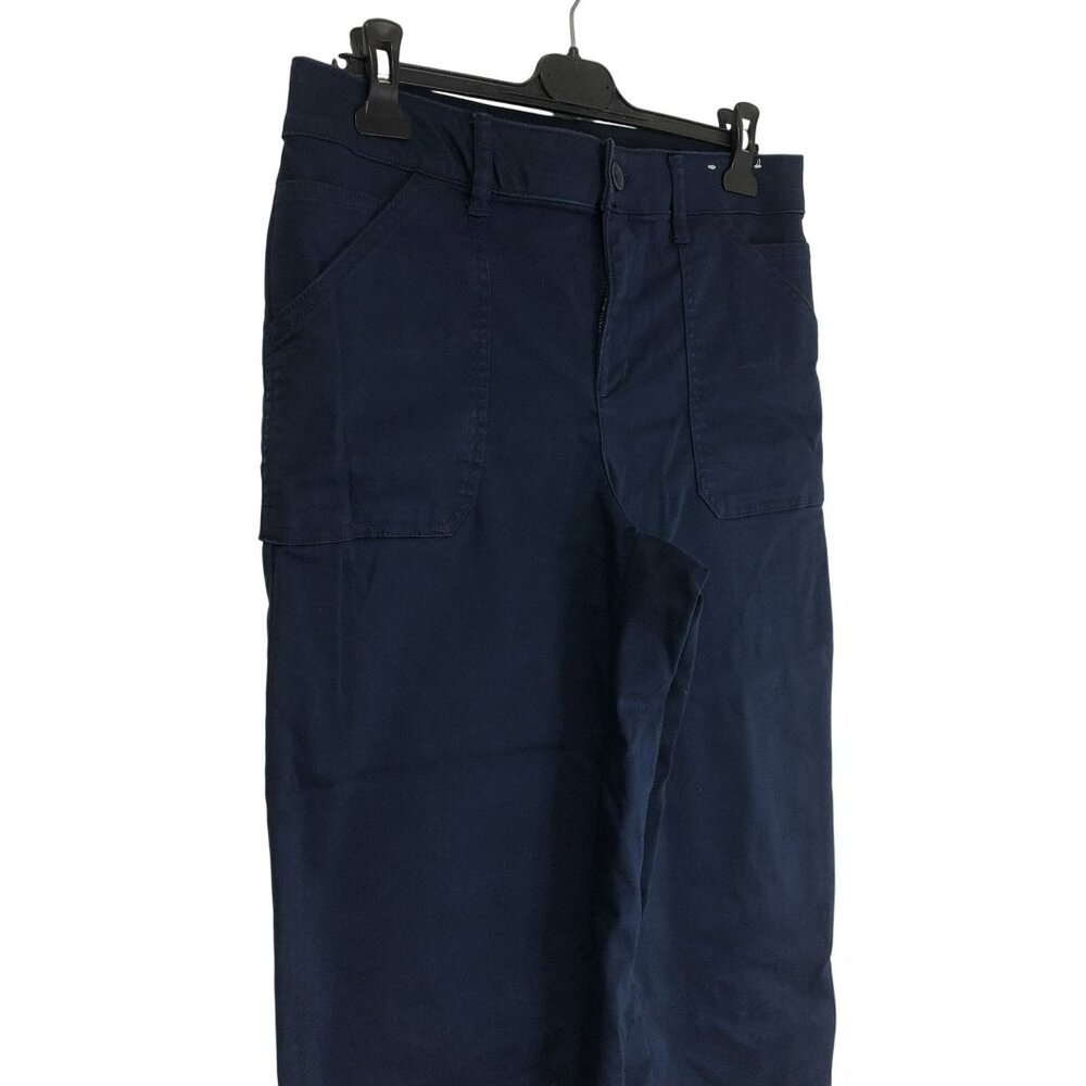 Khakis & Company Capri Pants Womens Navy Blue Size 8 Stretch - Picture 3 of 12